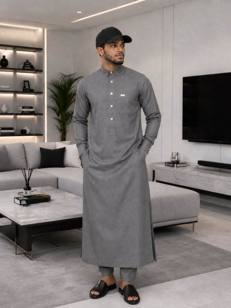 CHEMISE EL HADJ HAMID AVEC PANTALON