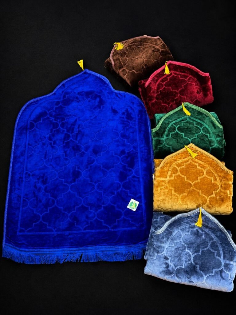 TAPIS DE PRIÈRE PRESTIGE EN VELOUR